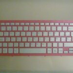 TECLADO SONY VAIO FIT SVF14N PLATEADO RETROILUMINADO ESPAÑOL (C/MARCO ROSADO).