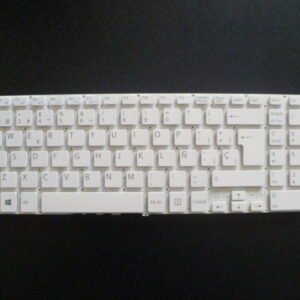 TECLADO SONY VAIO FLIP 15 SVF15 SVF152 SVF15N SVF15A BLANCO ESPAÑOL (VERS C/NUMERICO).
