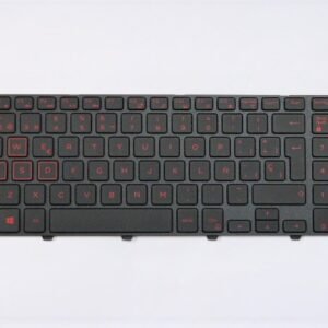 TECLADO DELL INSPIRON GAMING 15 5576 5577 5577 5578 7557 7559 NEGRO ESPAÑOL IMPRESION ROJA.