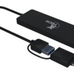 Xtech - Hub - 4 puertos - USB 3.0 XTC-390